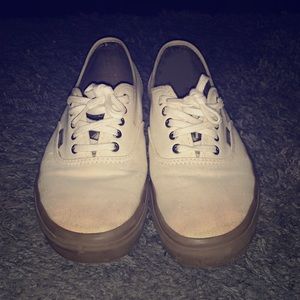 COPY - Cream Vans Size 10.5